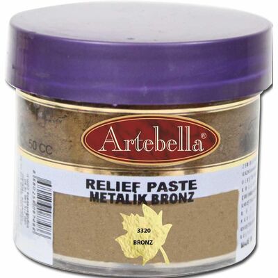 Rölyef Pasta 3320 Metalik Bronz 50 ml