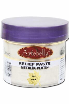 Rölyef Pasta 3322 Metalik Platin 50 ml