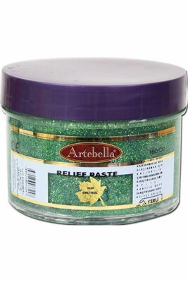 Rölyef Pasta 3324 Simli Çimen Yeşili 160 ml