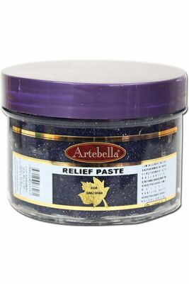 Rölyef Pasta 3326 Simli Siyah 160 ml