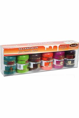 6 'lı Çini Seramik Boyası 50 ml Set 2