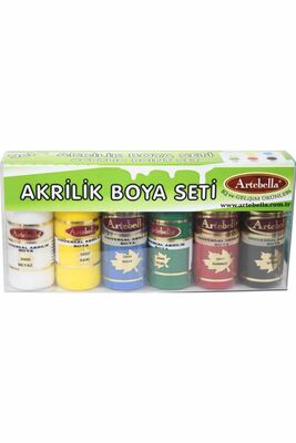 6'lı Universal Akrilik Boya 30 ml Set 1