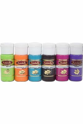 6'lı Universal Akrilik Boya 30 ml Set 2