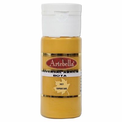 Universal Akrilik Boya 3021 Toprak Sarı 30 ml