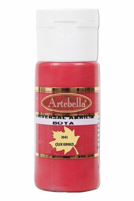 Universal Akrilik Boya 3043 Çilek Kırmızı 30 ml