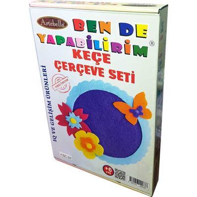 Çocuk Kendin Yap I 02 Keçe Çerçeve Seti +6 Yaş