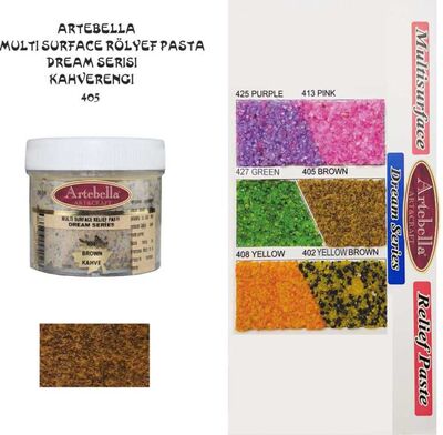 Rölyef Pasta Dream Serisi 405 Kahverengi Kırçıllı