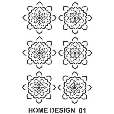 Stencil Home Design H01 35x50 cm