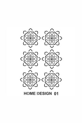 Stencil Home Design H01 35x50 cm