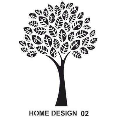 Stencil Home Design H02 35x50 cm