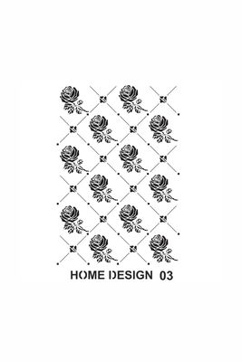 Stencil Home Design H03 35x50 cm