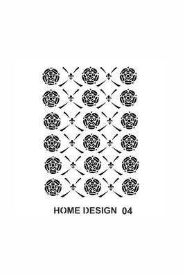 Stencil Home Design H04 35x50 cm