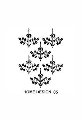 Stencil Home Design H05 35x50 cm