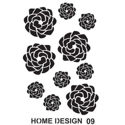 Stencil Home Design H09 35x50 cm