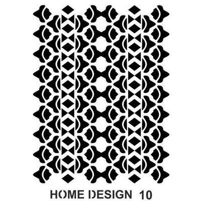 Stencil Home Design H10 35x50 cm