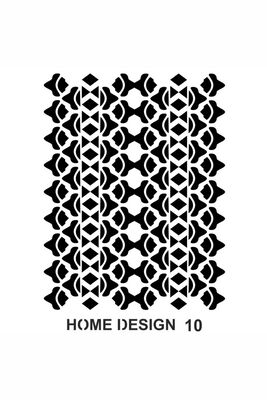 Stencil Home Design H10 35x50 cm