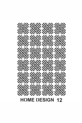 Stencil Home Design H12 35x50 cm