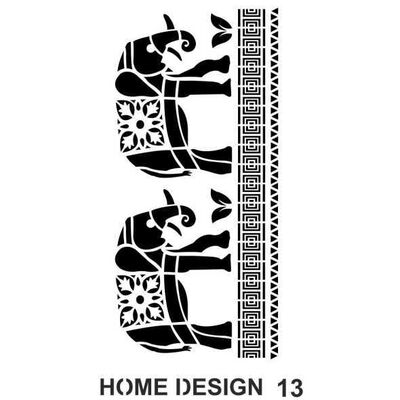 Stencil Home Design H13 35x50 cm