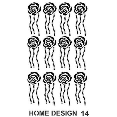 Stencil Home Design H14 35x50 cm