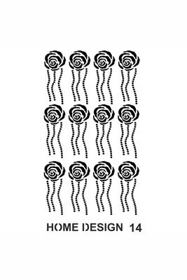 Stencil Home Design H14 35x50 cm