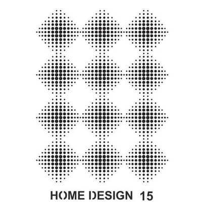 Stencil Home Design H15 35x50 cm