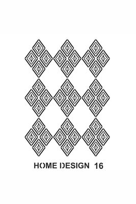 Stencil Home Design H16 35x50 cm