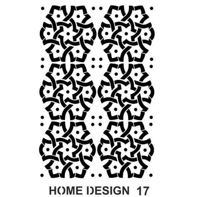 Stencil Home Design H17 35x50 cm