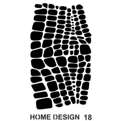 Stencil Home Design H18 35x50 cm