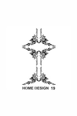 Stencil Home Design H19 35x50 cm