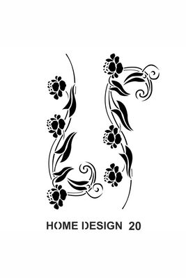 Stencil Home Design H20 35x50 cm