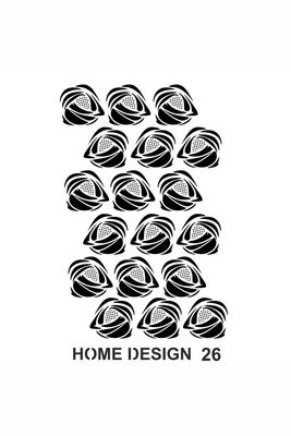 Stencil Home Design H26 35x50 cm