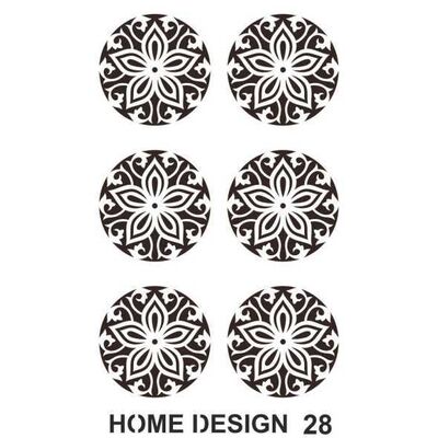 Stencil Home Design H28 35x50 cm