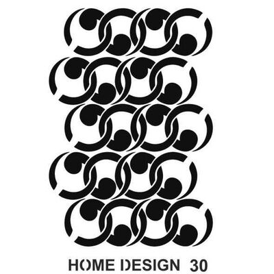 Stencil Home Design H30 35x50 cm