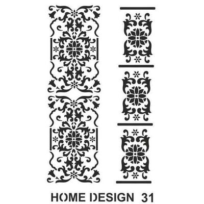 Stencil Home Design H31 35x50 cm