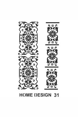 Stencil Home Design H31 35x50 cm