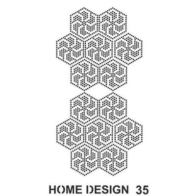 Stencil Home Design H35 35x50 cm