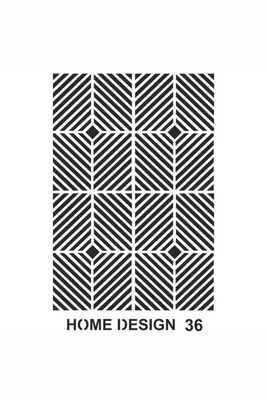 Stencil Home Design H36 35x50 cm