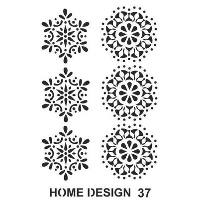 Stencil Home Design H37 35x50 cm