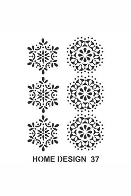 Stencil Home Design H37 35x50 cm