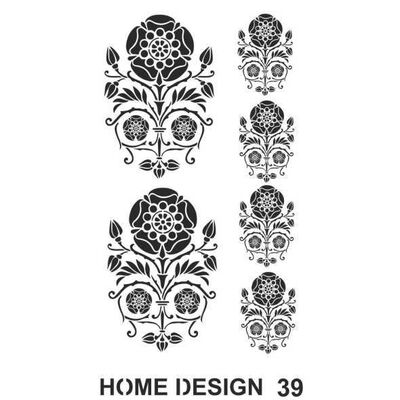 Stencil Home Design H39 35x50 cm