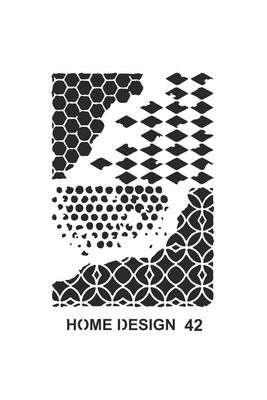 Stencil Home Design H42 35x50 cm