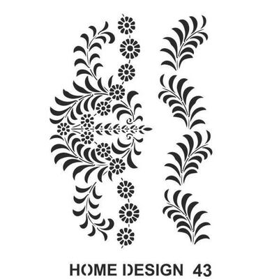 Stencil Home Design H43 35x50 cm