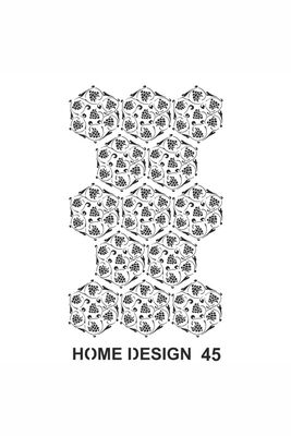 Stencil Home Design H45 35x50 cm