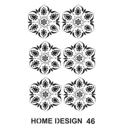 Stencil Home Design H46 35x50 cm