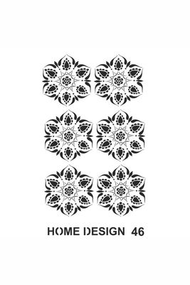 Stencil Home Design H46 35x50 cm