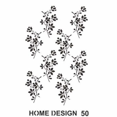 Stencil Home Design H50 35x50 cm