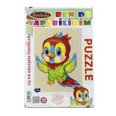 Çocuk Eğitici 24 Parça Puzzle I Kuş +6 Yaş