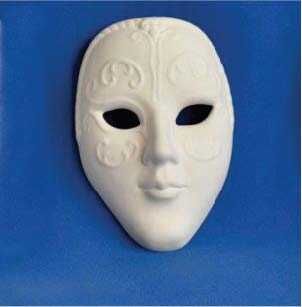 223 Artebella Seramik Maske 9x13x4,5 Cm