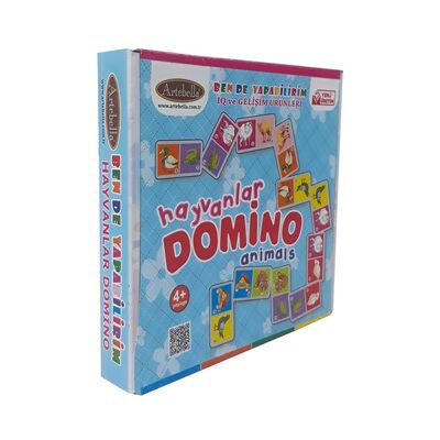 Zeka ve Dikkat Geliştiren Oyunlar I Hayvanlar Domino +4 Yaş