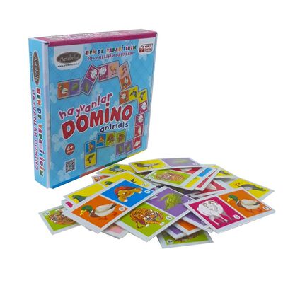 Zeka ve Dikkat Geliştiren Oyunlar I Hayvanlar Domino +4 Yaş